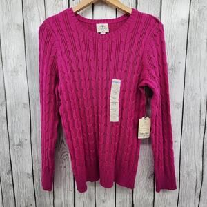 St John's Bay Classic Cable Sweater